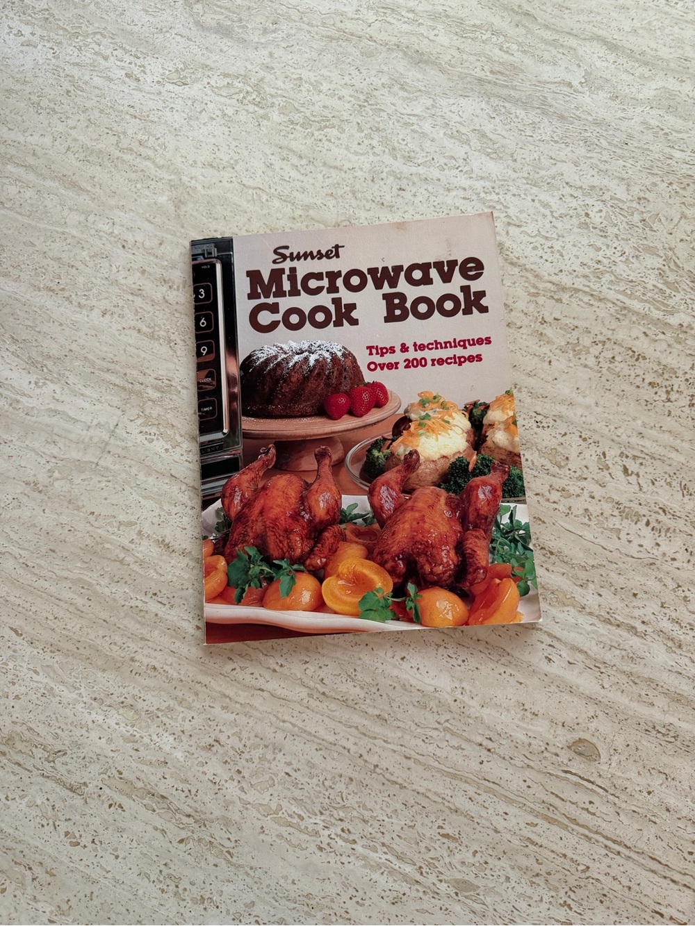 Vintage Sunset Microwave Cookbook
